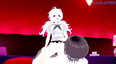 Uzawa Reisa 3D Hentai at a Love Hotel with Petite Newbie