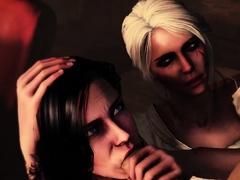 Animated Sexy Heroes with Big Massive Titty Suck a Huge Cock