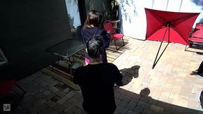Chloes morning pee 05 04 21 BTS