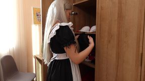 Petite, Beautiful Housekeeper Gets a Dick in Her Tight Vagina