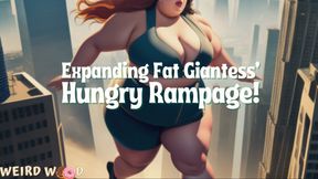 Expanding Fat Giantess' Hungry Rampage (AUDIO)