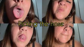 Picking your nose nonstop