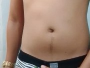 Subrang tigas ng titi ko ng magsing ako kaya Ayun nag jakol ako sa Cr