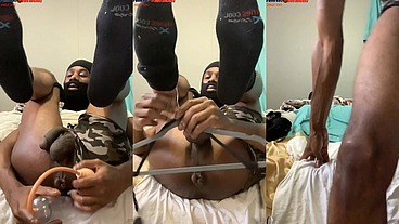 Introducing his faggot Asshole to Bondage (Angle 1of2) - DJ ButtPussy