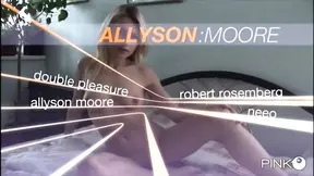 Allyson Moore loves double pleasure with two big cocks