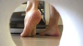 Filling the Dishwasher with Barefeet - Manlyfoot