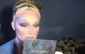Became a drag blonde