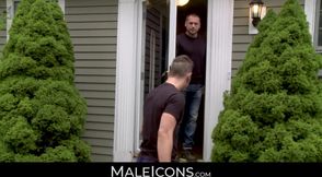 MaleIcons.com - Homo daddy's encounter with a younger stud and intense anal play
