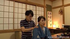 Yuuki Itano's Pussy Gets Fingered Before Hard Bang By Stepson