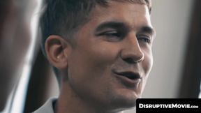 DisruptiveMovie.com - Des Irez deepthroats landlord Brandon Anderson's huge dick to p