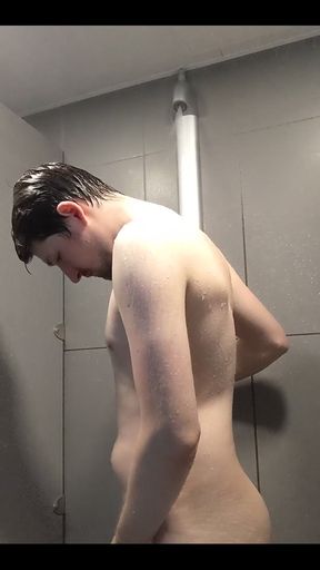 Showering at the gym