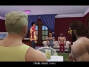 FRAT HOUSE Training a CUM DUMP, College guy fucked - Dirty Talk - Sim 4
