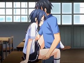 Hentai college girl rammed against piano
