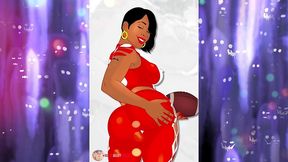 the body reloaded - big ass ebony bubblebutt thickness is back and speading her fat ass cheeks for you