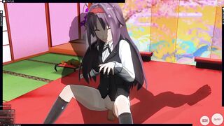 3D ANIMATED Konno Yuuki Loves Cum into her Snatch