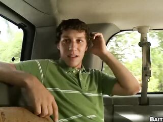 BAITBUS - Straight Man Paul Cannon Gets An Unforgettable Fellatio-job From Andrew Austen