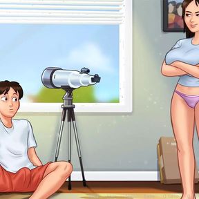 All Sex Scenes With Yoga Teacher - Threesome With Teacher - Animated Porn Game