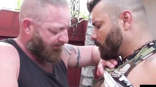 HardcoreBears.com - Hairy bears Alejandro Avila and Dalton Hawg fuck intensely