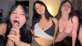 Sweet virgin gives head, eager for more naughty&#x1F608; scenes