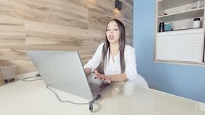 SMELLING HIDDEN FARTS IN THE JOB INTERVIEW - BY BELLA CRUEL AND BABE - CLIP FULL