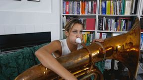 Nikki is Desperate --- To Learn the Tuba (MP4 - 720p)