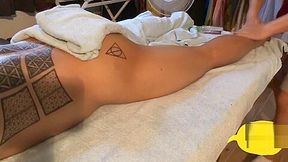 Private Male Massage: Hot Asian Guy with Tattoos getting Massage