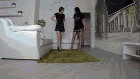 black panties under pleated skirts d