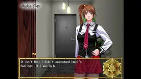 Busty Anime Beauty Seduces in Bible Black The Infection Visual Novel Game
