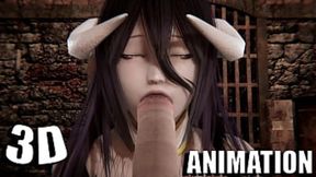 Unrestricted Hentai Sex with Albedo 3D Hardcore