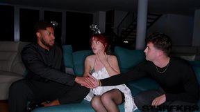 the art of sharing your wife - norah juliette s first interracial threesome