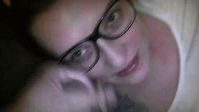 GLASSES CUMSHOT AND SWALLOW - SD