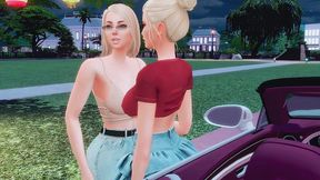 perverted futanari mistress seduced her school friend on facefuck and anal sex sims me hentai sfm