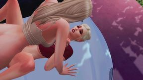 perverted futanari mistress seduced her school friend on facefuck and anal sex sims me hentai sfm