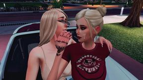 perverted futanari mistress seduced her school friend on facefuck and anal sex sims me hentai sfm