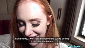 ”Redhead Fuckdoll Lenina Crowne Fucks For Lower Price”