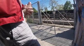 Mature Outdoor Handjob Adventure with Daddy