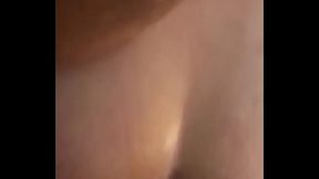 White thot with fat ass and creamy pussy