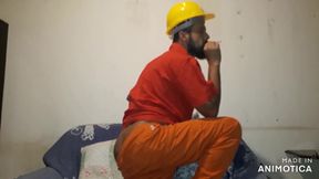 Horny worker