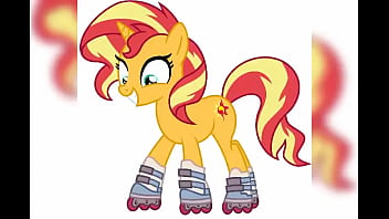 Sunset Shimmer versi&oacute_n normal y sexy versi&oacute_n