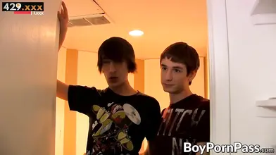 4some Fun! Hot barely legal Guys Share Their Big Dicks In Hardcore Group Sex