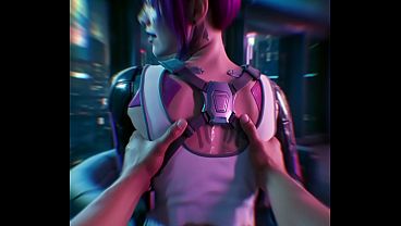 POV : Cyberpunk 2077 - Rita Wheeler Romance Scene (AI generated )