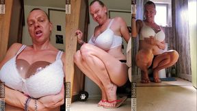 Sandra Jayde 24-06-26 Ich halte den Rekord für die Transvestitin mit den größten Silikonbrüsten; ich bin eine richtige Sau, eine große Kuh