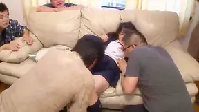 Terrified Teen Gangbanged After School – First Time with Asian Stallions