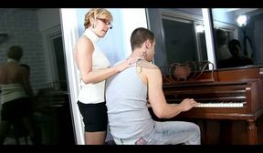 Sexy Mature Piano Teacher Fucked From Her Young Student