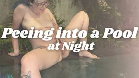 Peeing into the Pool Tonight
