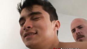 ”Tatted alt guy drills asian dudes tight booty doggystyle”