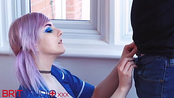 Alternative Nurse Gets Eaten And Swallows A Load