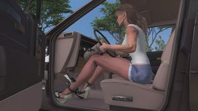 1986 Buick Century Cranking Template: Lianna in Wedge Espadrilles 1080p