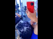 Peguei ela na academia de leg