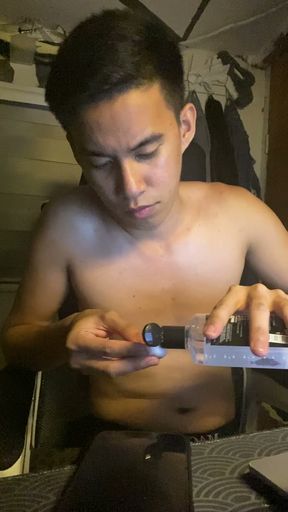 private moments with a handsome model